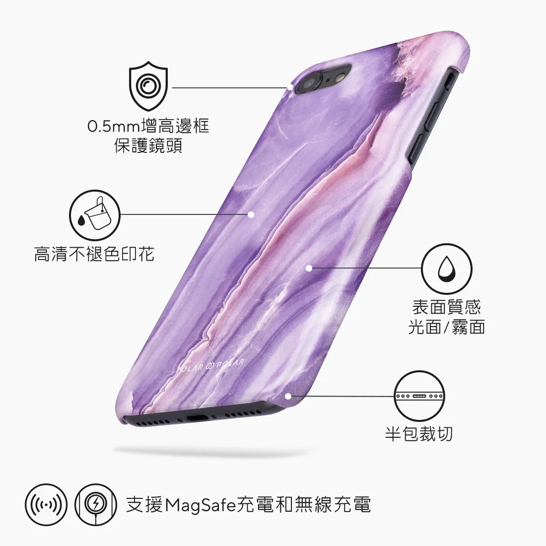 French Violet - iPhone SE3 / SE2 / 8 / 7 Case