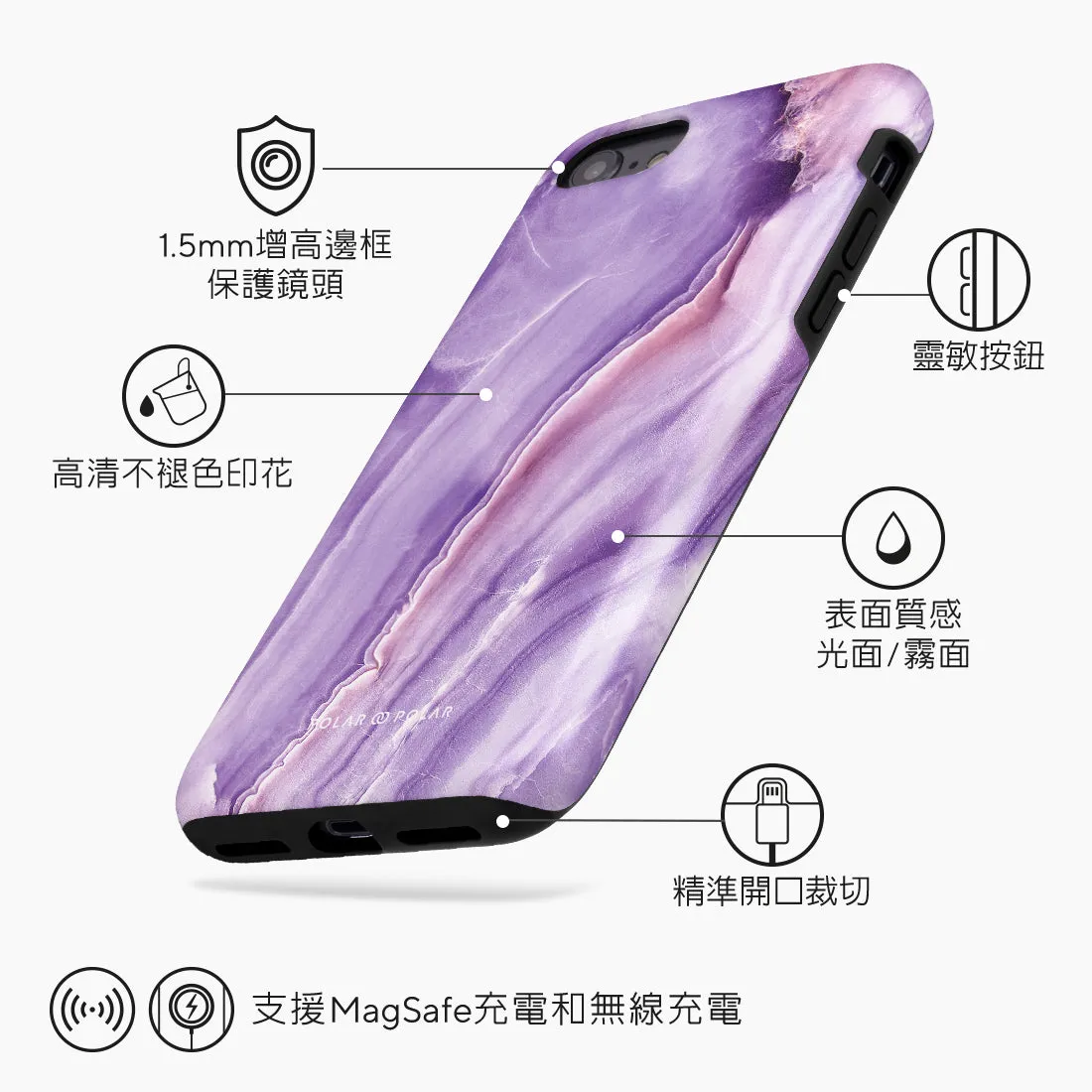 French Violet - iPhone SE3 / SE2 / 8 / 7 Case