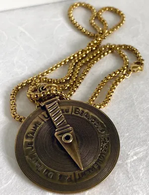 French/English Decision Necklace, Fidget Necklace, Spinner Necklace