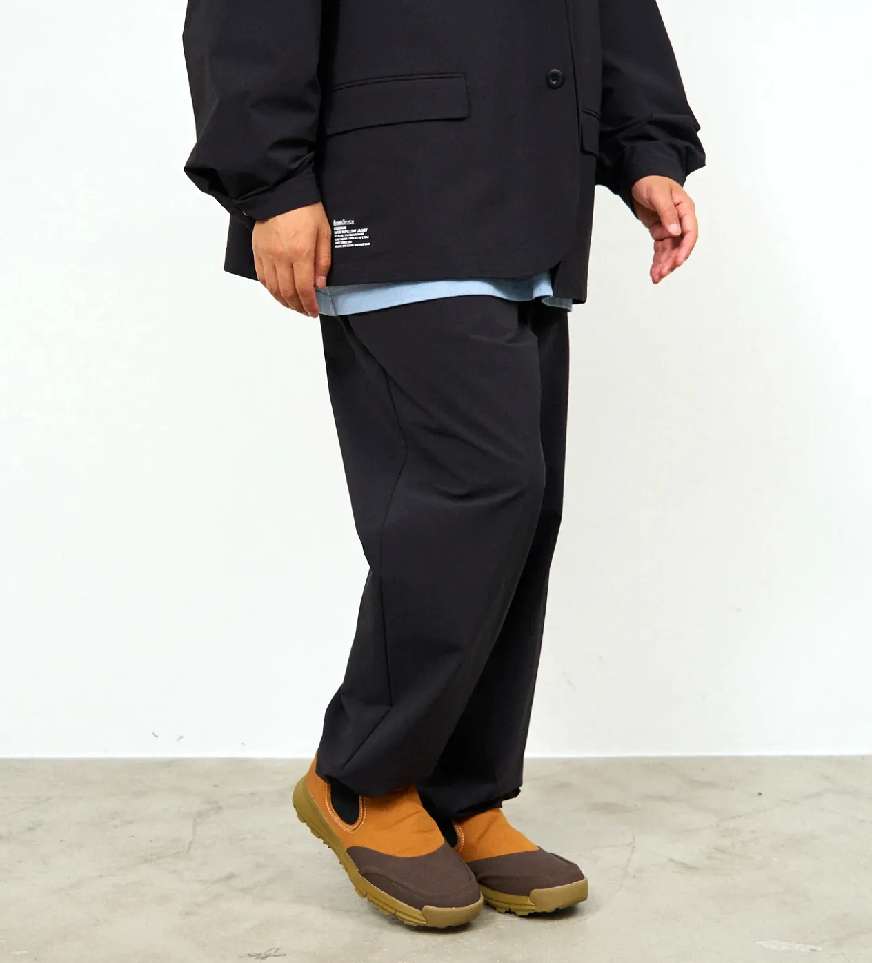 Fresh Service / CORDURA WATER REPELLENT TROUSERS(BLACK)