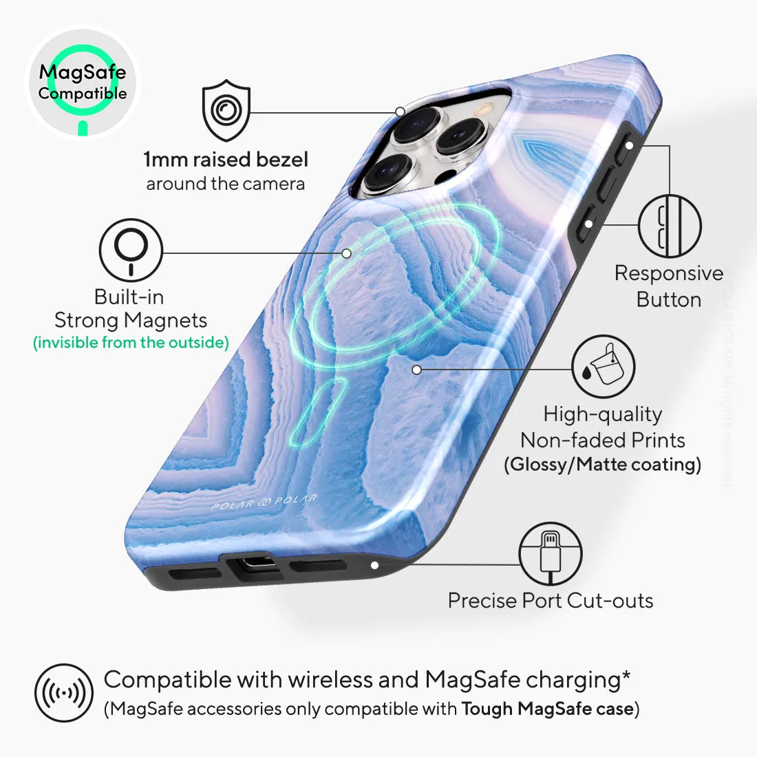 Frozen River Custom - iPhone 15 Pro Max Case