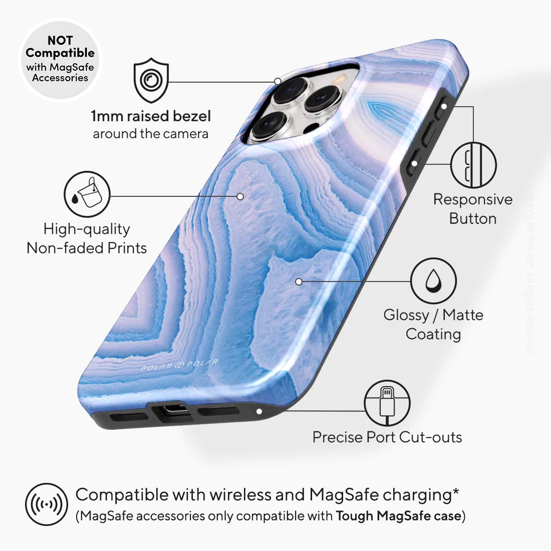 Frozen River Custom - iPhone 15 Pro Max Case