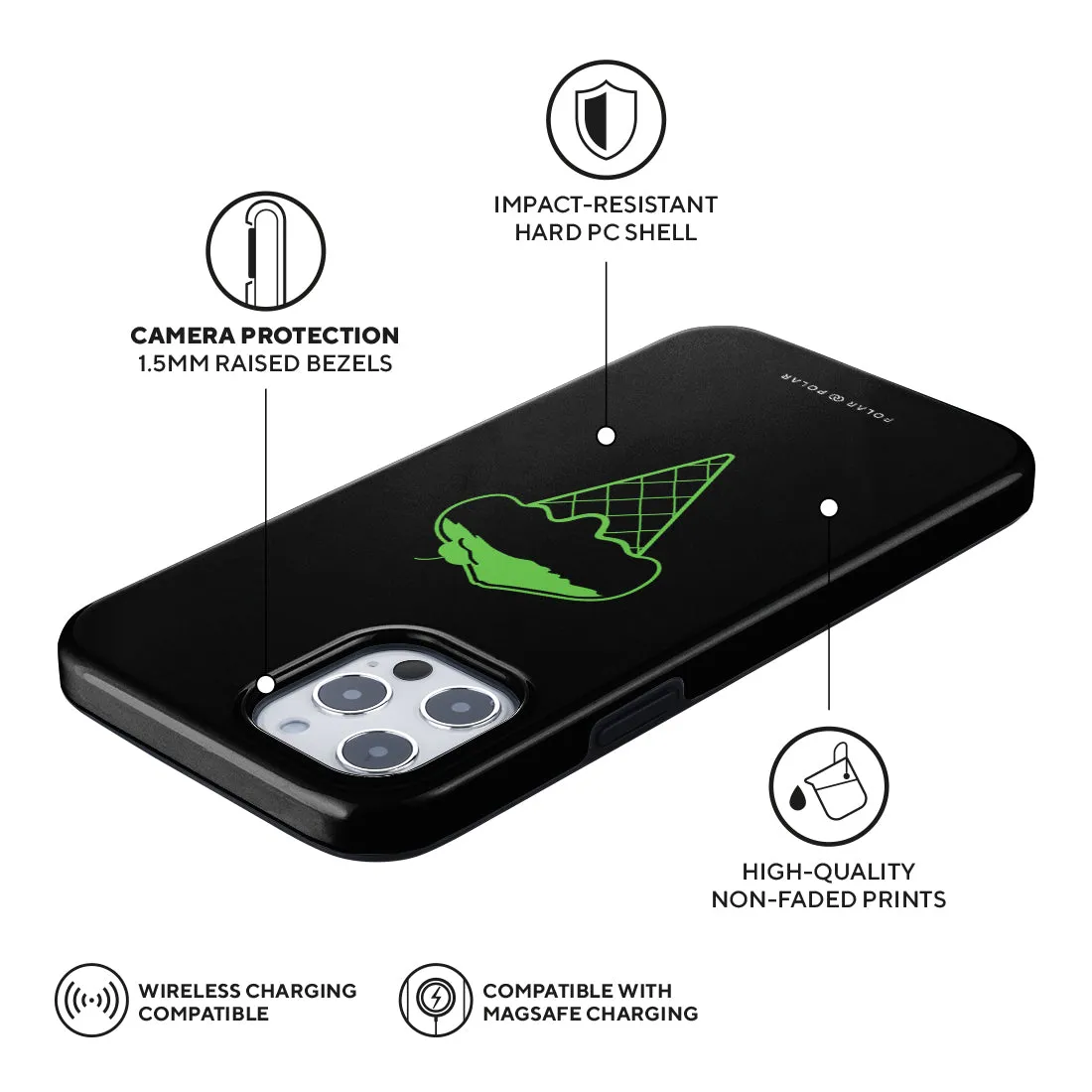 Fujisan Black Ice Cream Custom - iPhone 12 Pro Max Case