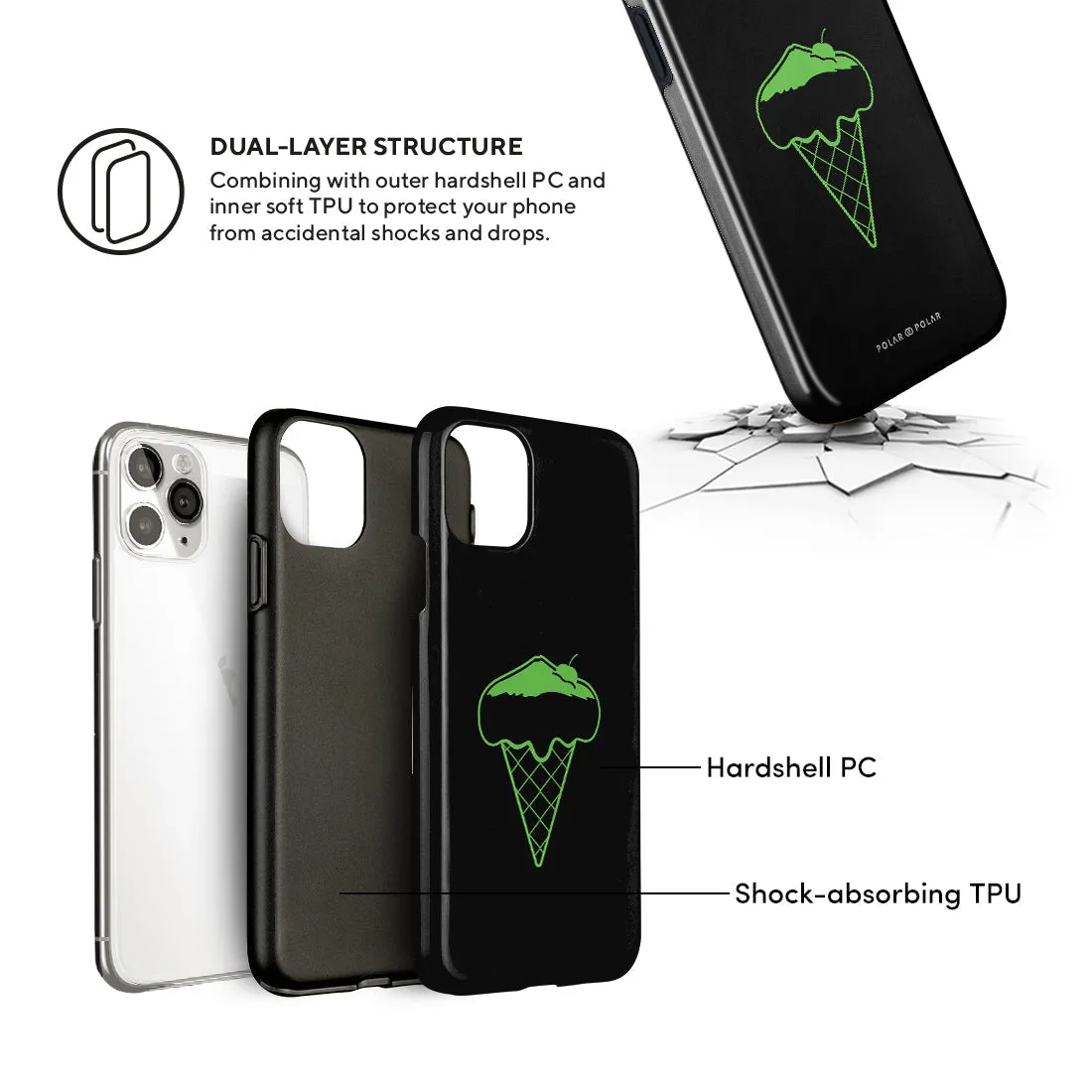 Fujisan Black Ice Cream Custom - iPhone 12 Pro Max Case