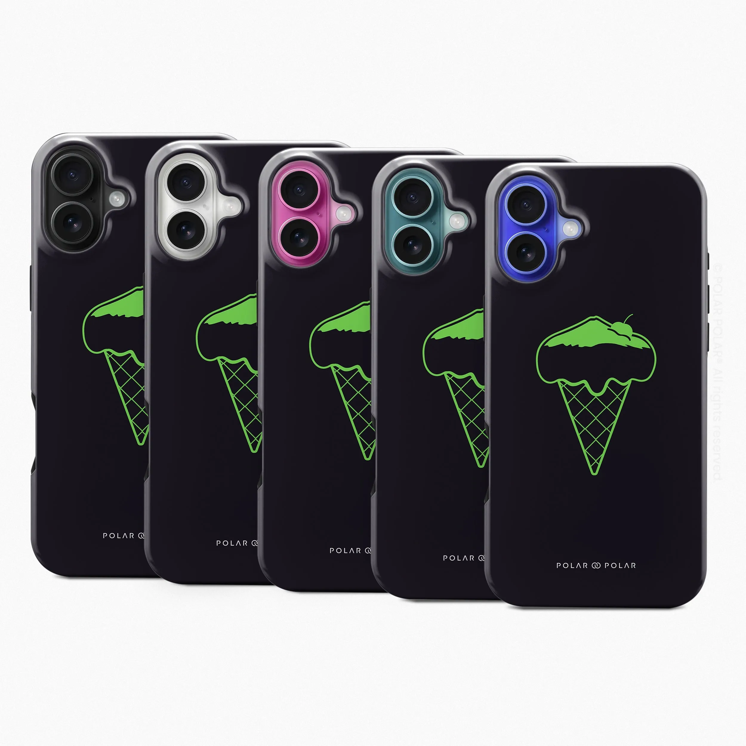 Fujisan Black Ice Cream - iPhone 16 Case