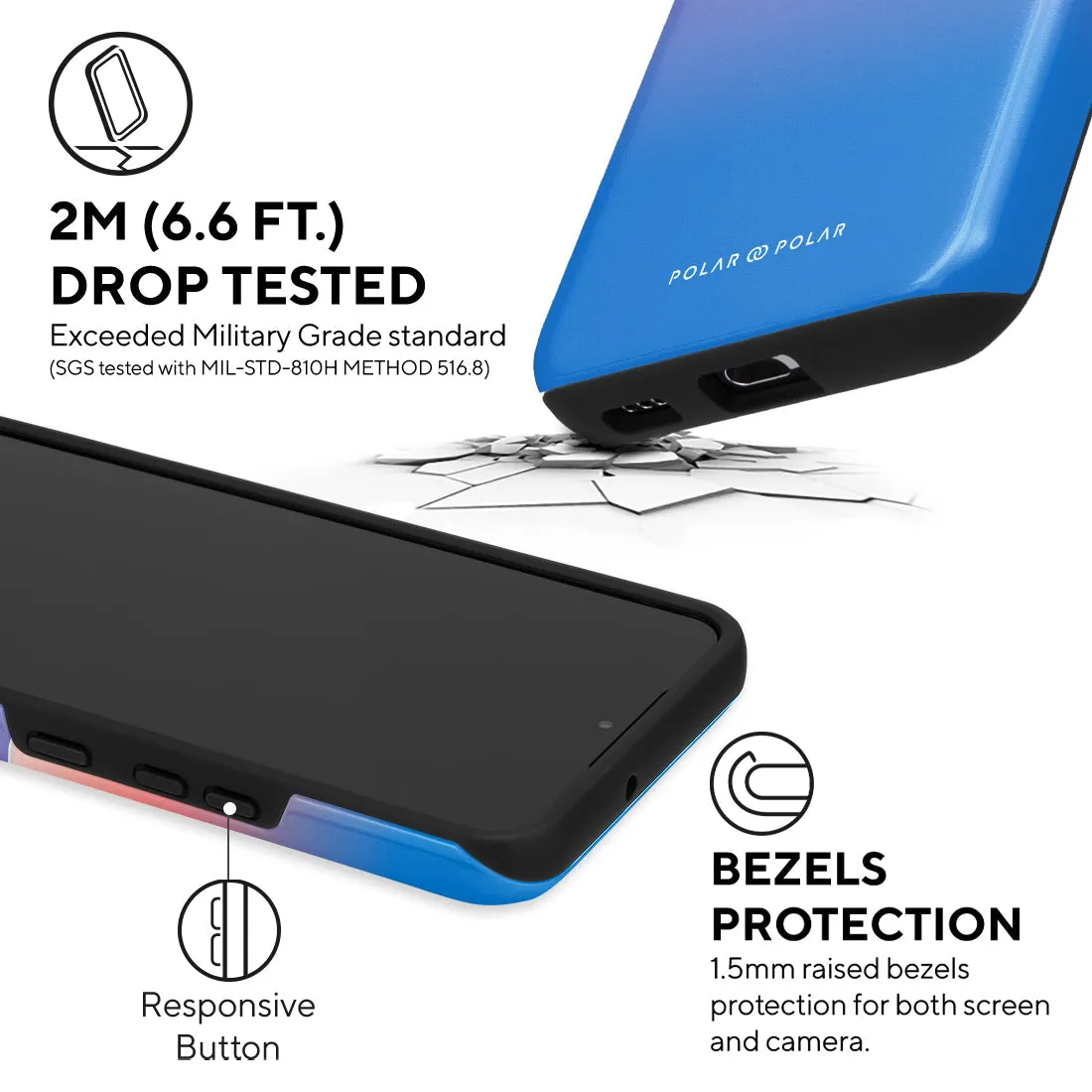 Fujisan Blue Custom - Samsung Galaxy S22 5G Case