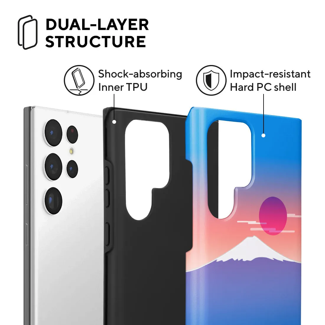 Fujisan Blue Custom - Samsung Galaxy S22 Ultra 5G Case