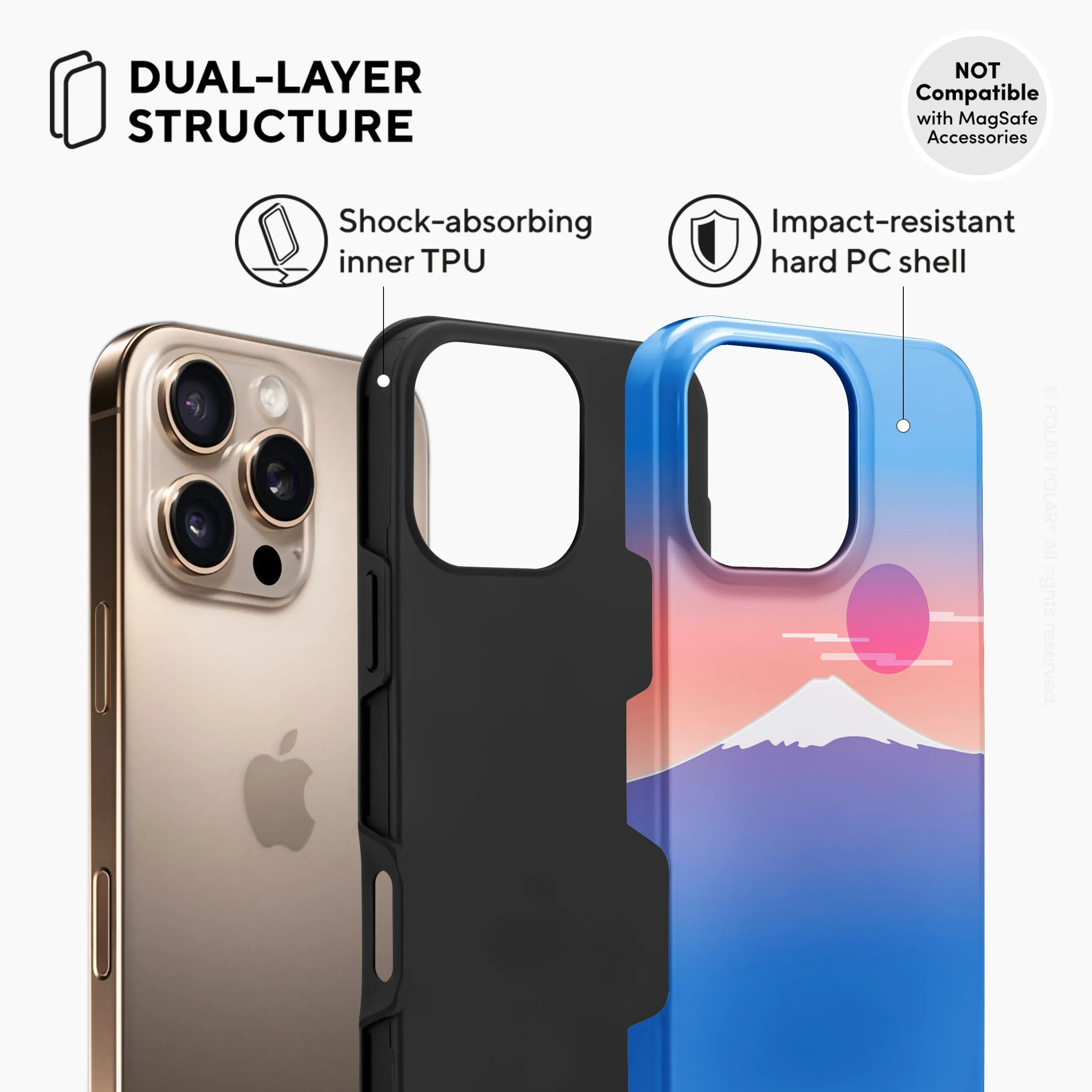 Fujisan Blue - iPhone 16 Pro Max Case