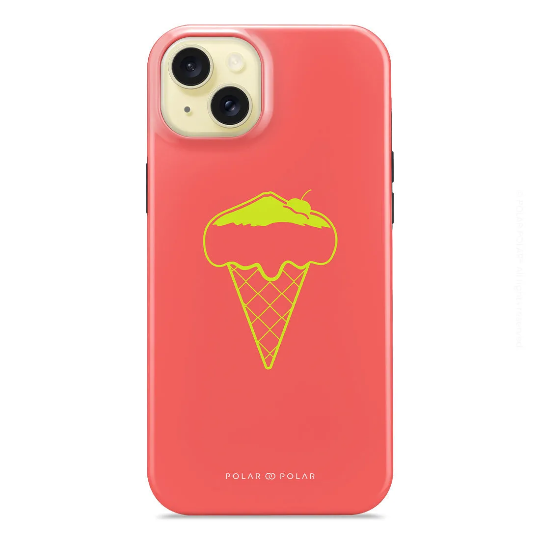 Fujisan Coral Ice Cream Custom - iPhone 15 Plus Case