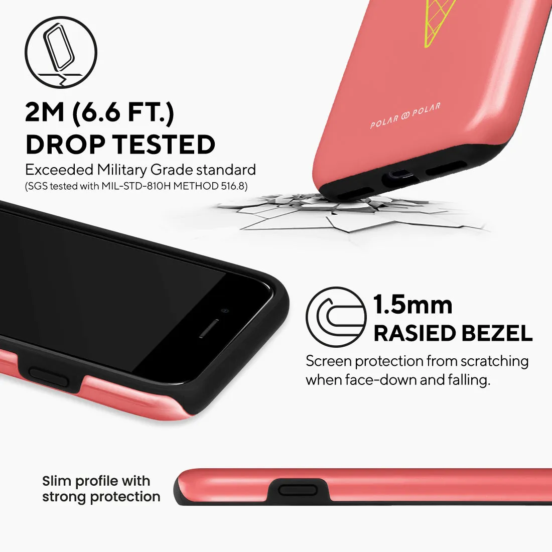 Fujisan Coral Ice Cream Custom - iPhone SE3 / SE2 / 8 / 7 Case