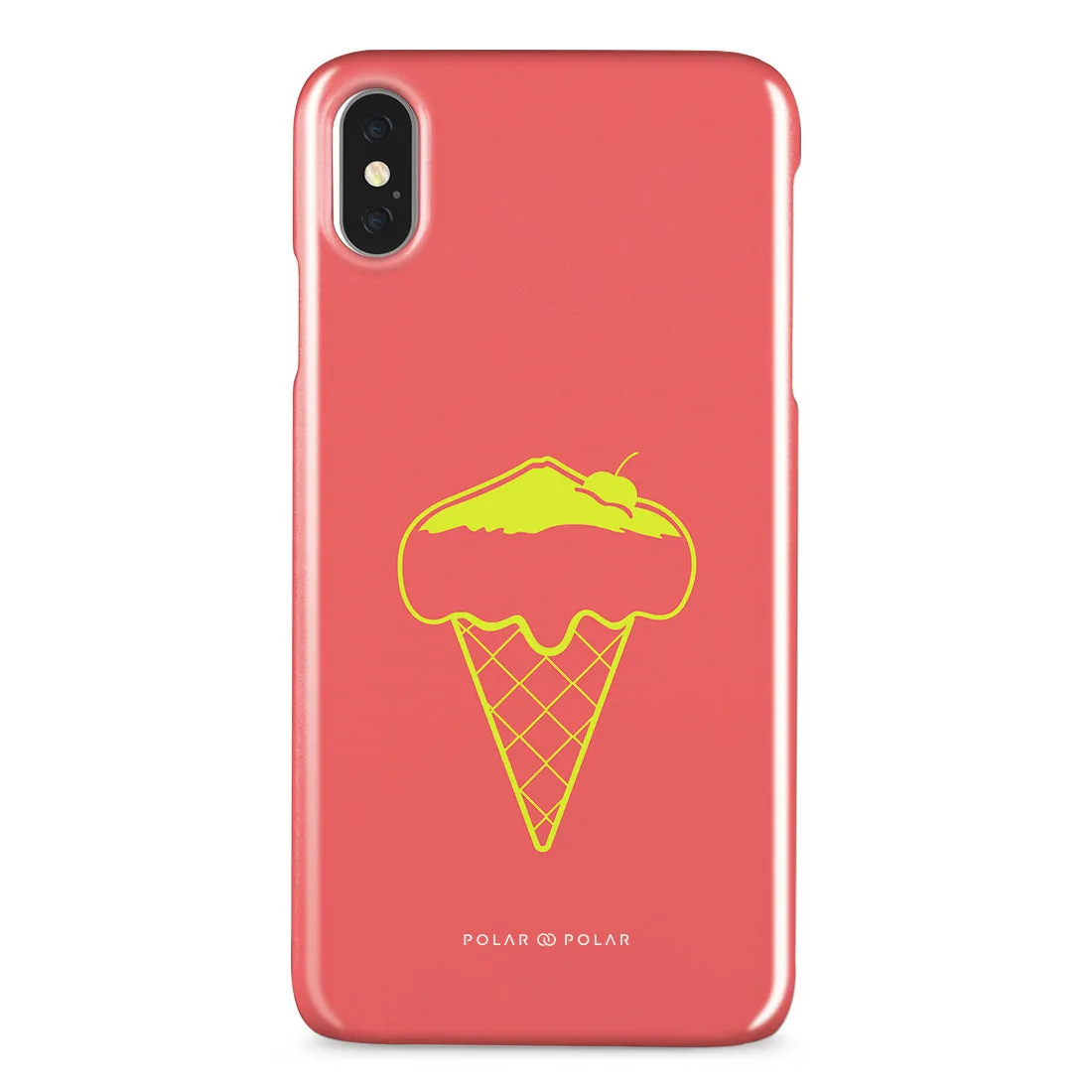 Fujisan Coral Ice Cream Custom - iPhone XS Max Case