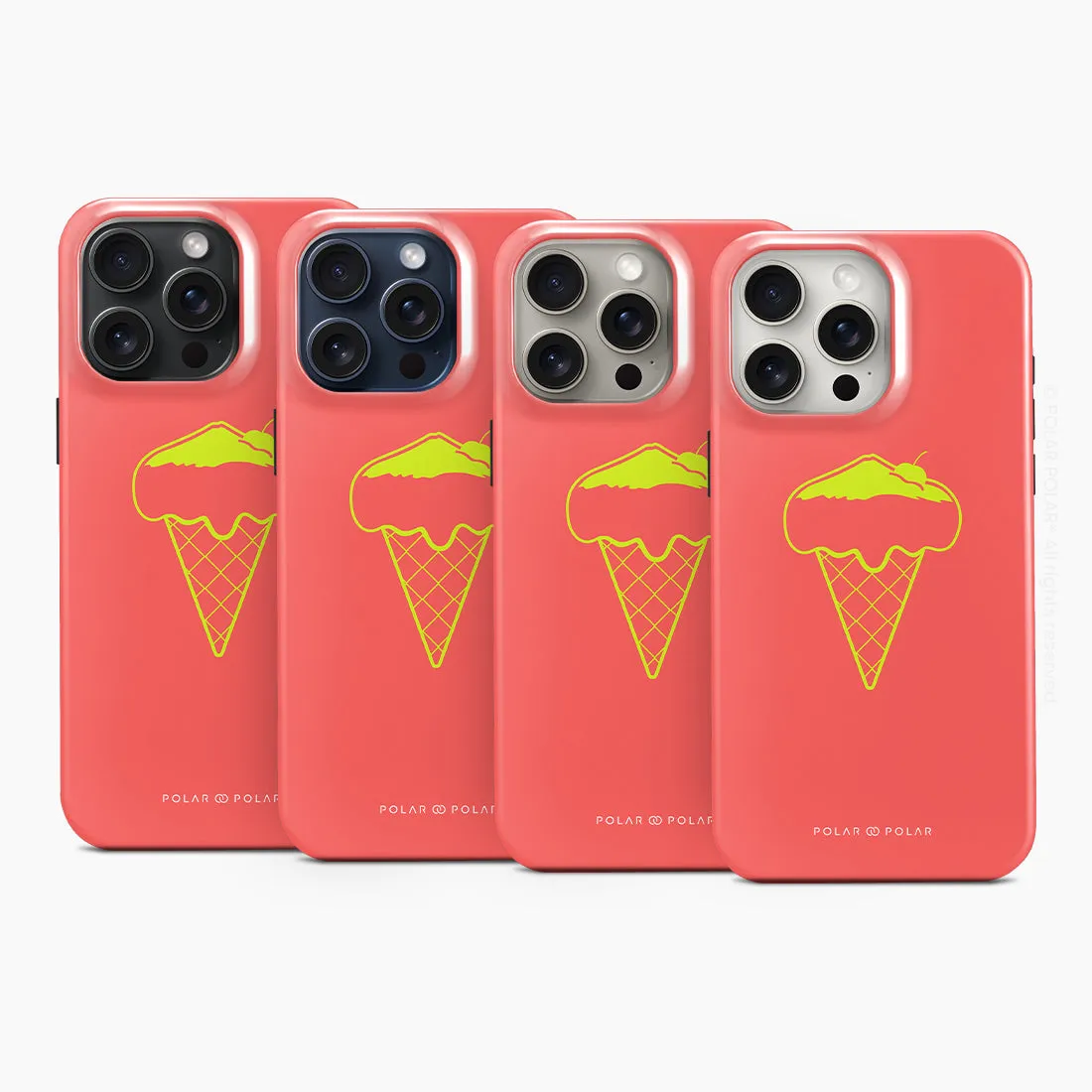 Fujisan Coral Ice Cream - iPhone 15 Pro Case