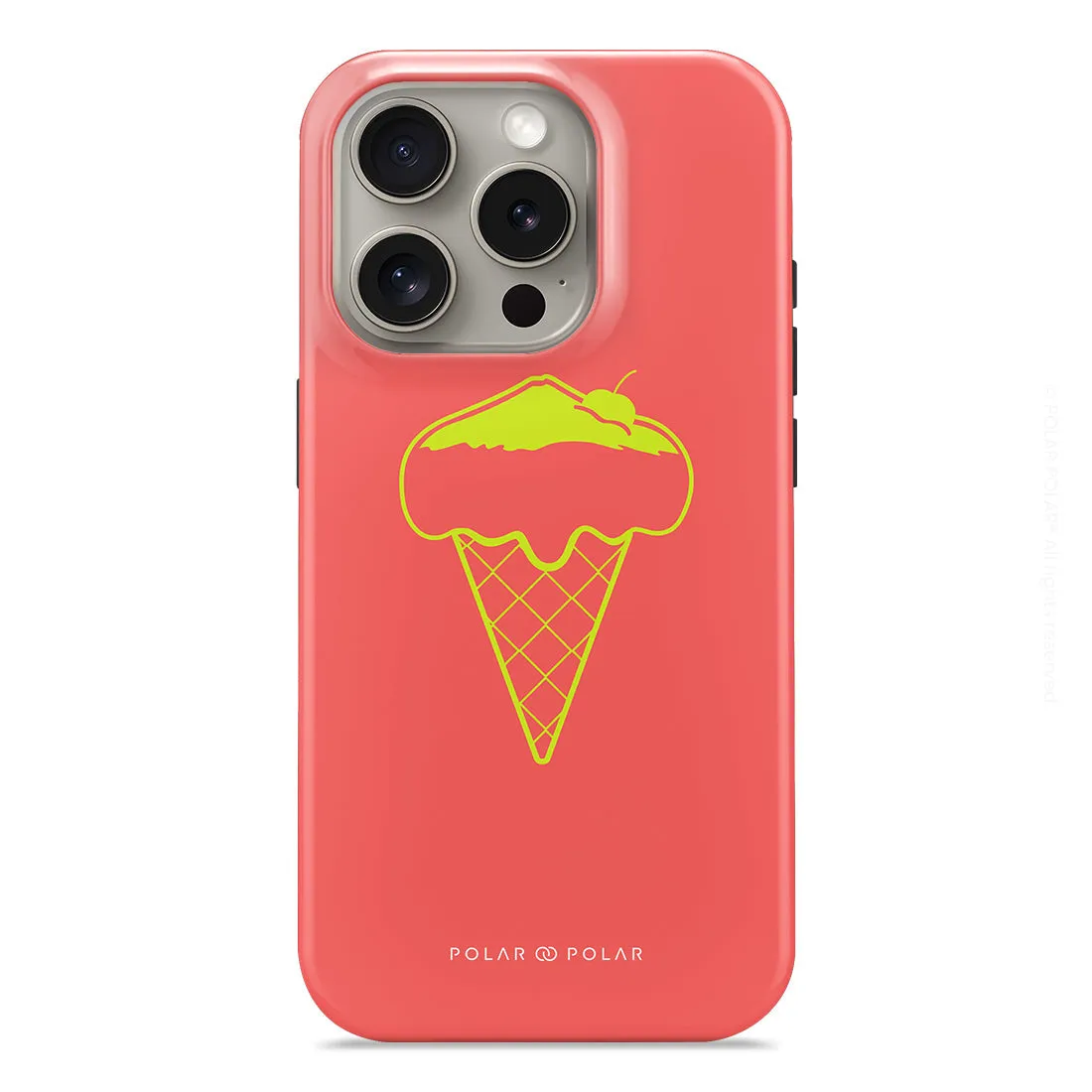 Fujisan Coral Ice Cream - iPhone 15 Pro Case