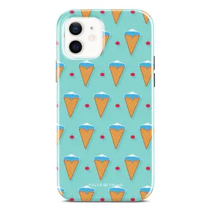 Fujisan Lake Blue Ice Cream Custom - iPhone 12 Case