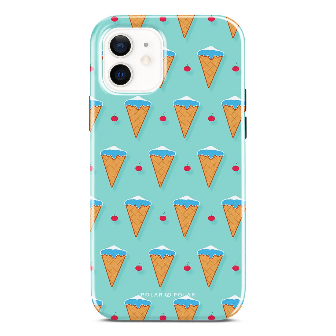 Fujisan Lake Blue Ice Cream Custom - iPhone 12 Case