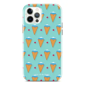 Fujisan Lake Blue Ice Cream Custom - iPhone 12 Pro Case