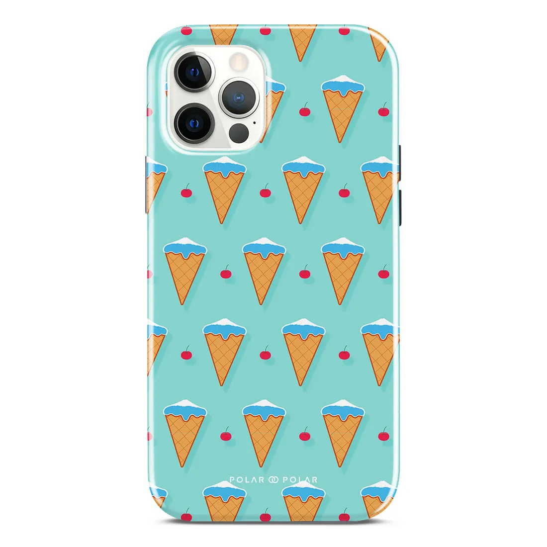 Fujisan Lake Blue Ice Cream Custom - iPhone 12 Pro Case