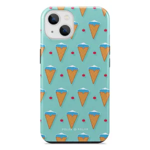 Fujisan Lake Blue Ice Cream Custom - iPhone 14 Plus Case