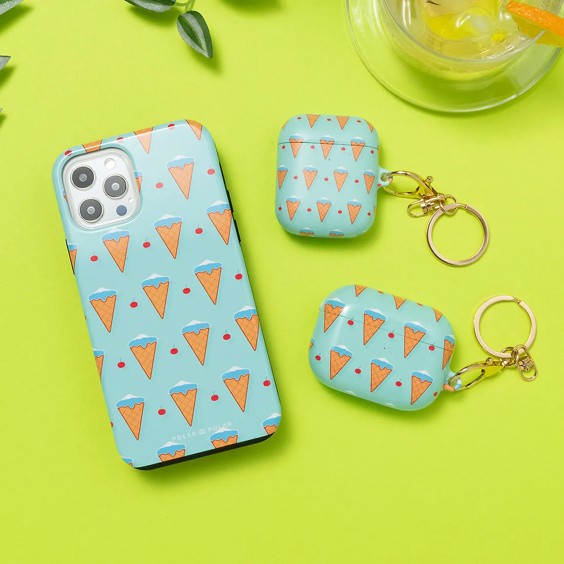 Fujisan Lake Blue Ice Cream Custom - iPhone XS Max Case