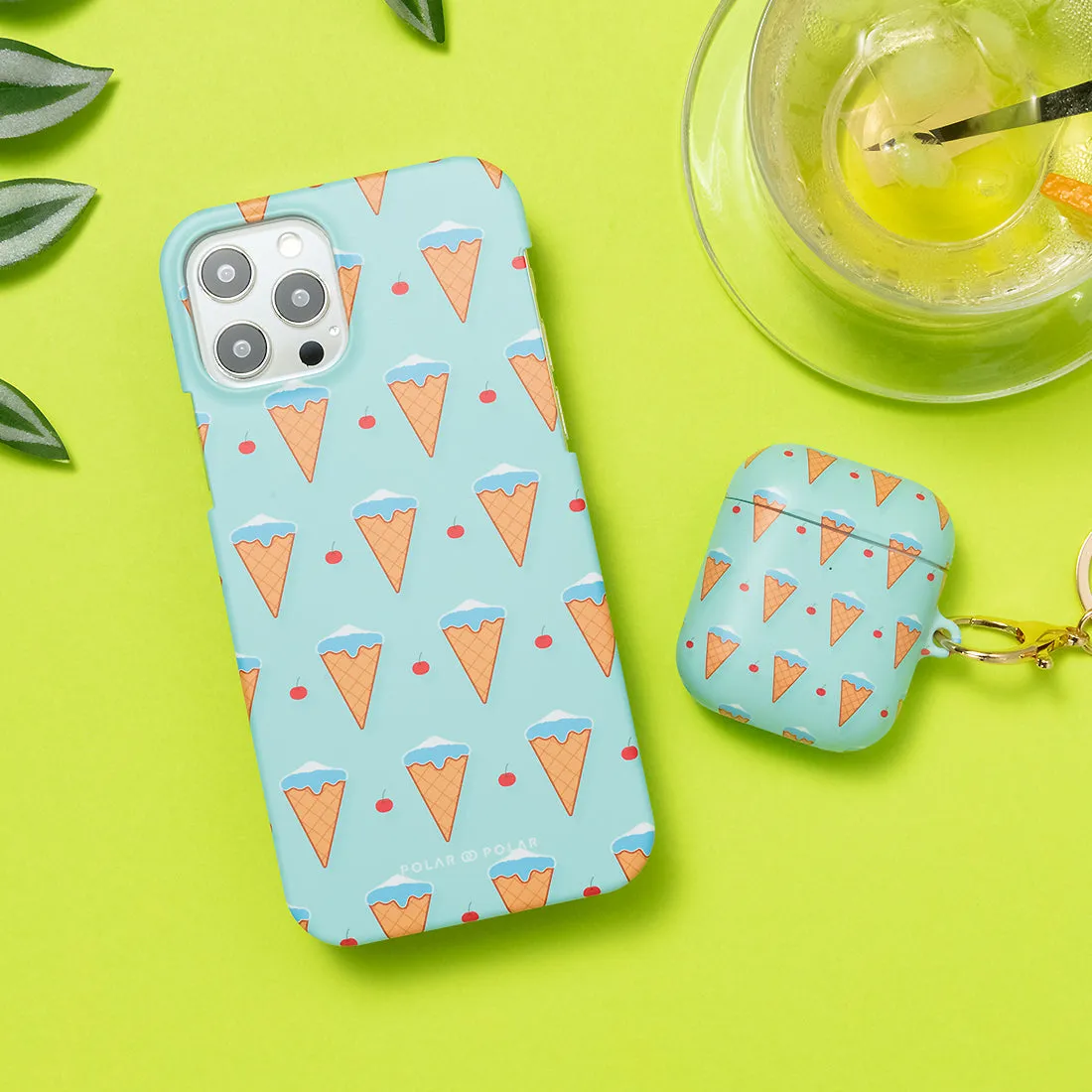 Fujisan Lake Blue Ice Cream Custom - iPhone XS Max Case