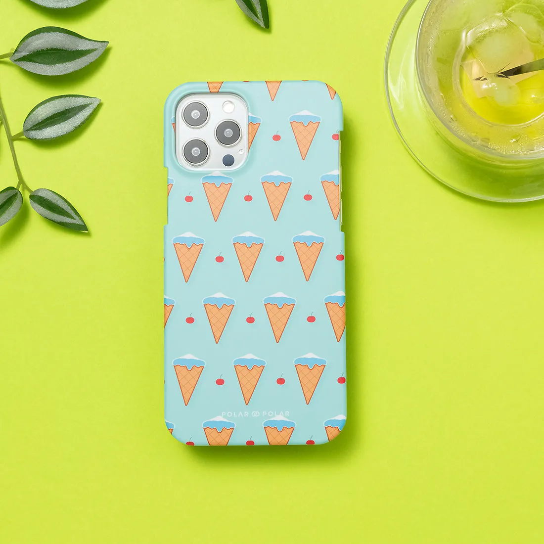 Fujisan Lake Blue Ice Cream Custom - iPhone XS Max Case