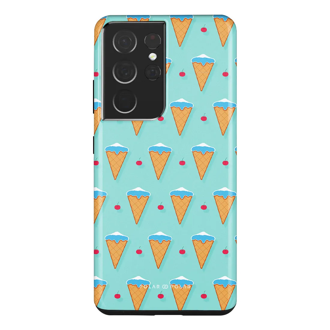 Fujisan Lake Blue Ice Cream Custom - Samsung Galaxy S21 Ultra 5G Case