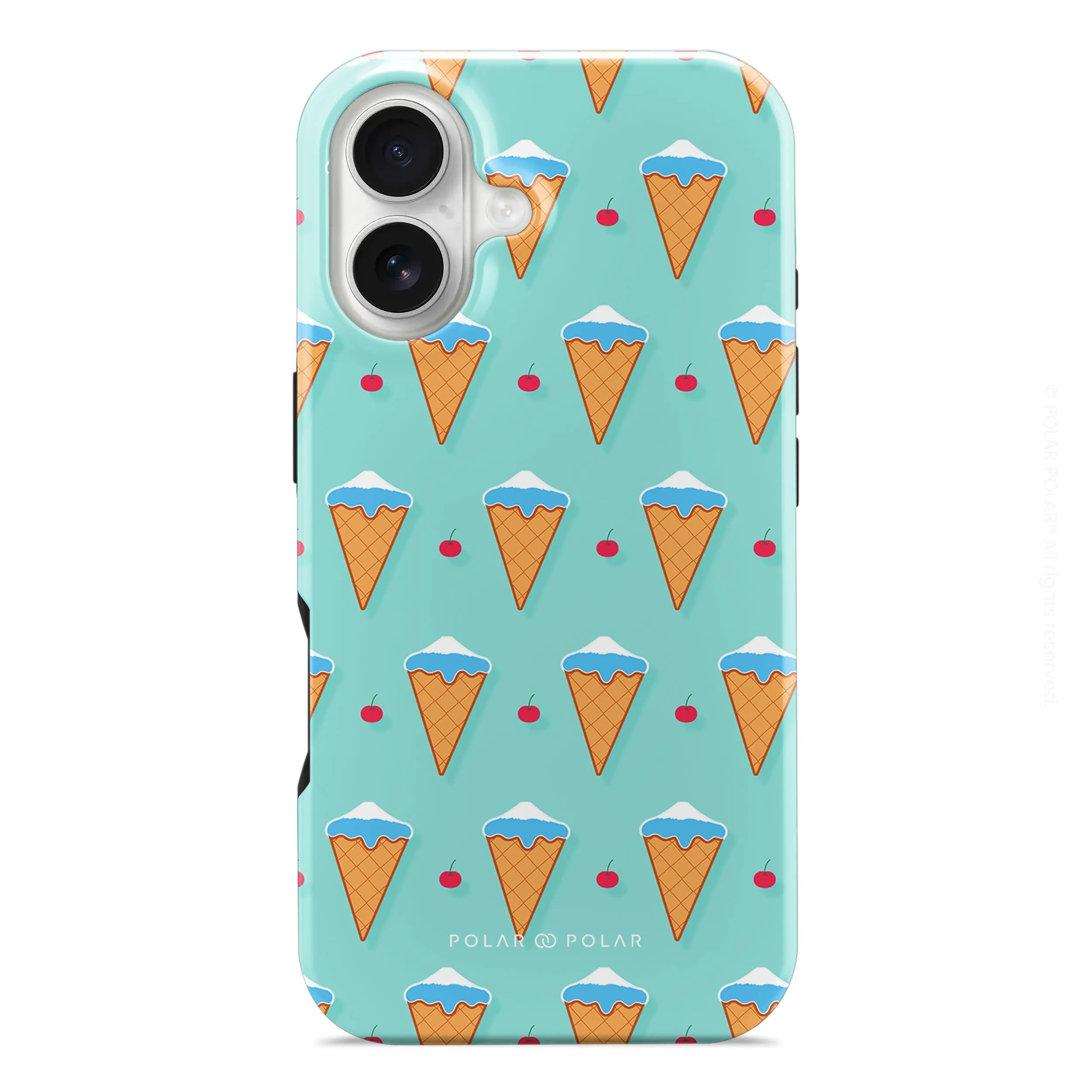 Fujisan Lake Blue Ice Cream - iPhone 16 Case