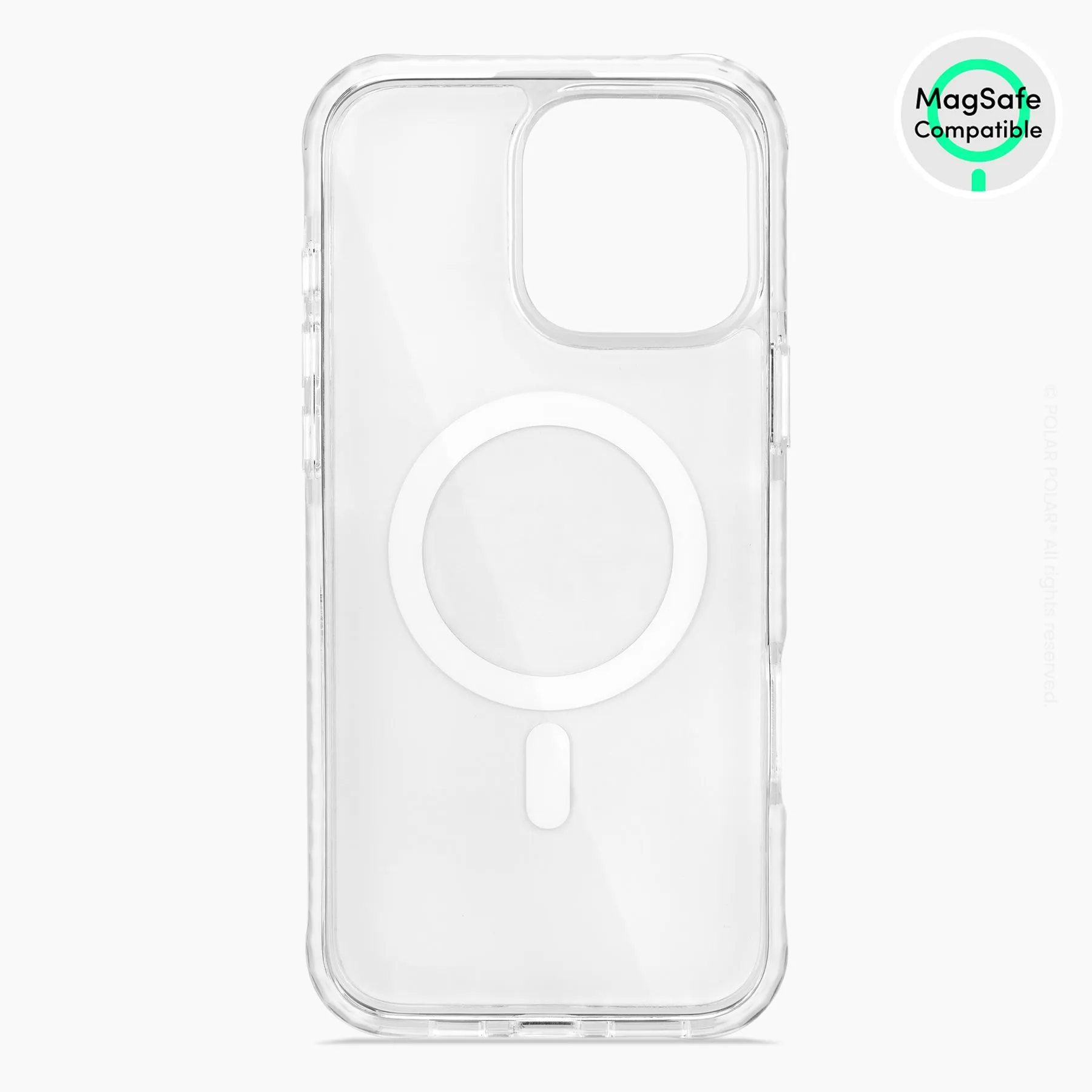 Fujisan Lake Blue Ice Cream - iPhone 16 Pro Max Clear Bumper MagSafe Case