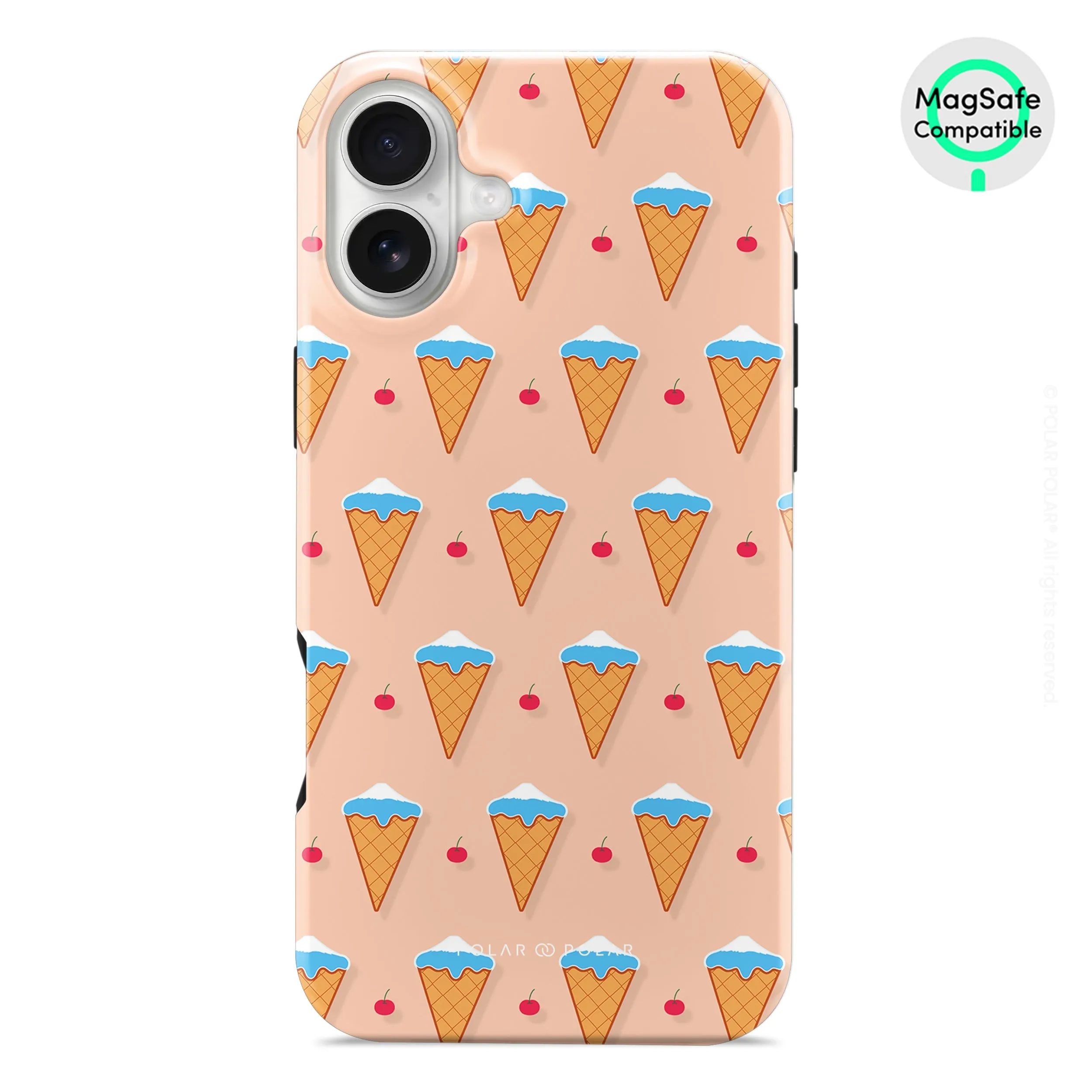 Fujisan Peach Ice Cream - iPhone 16 Plus Case
