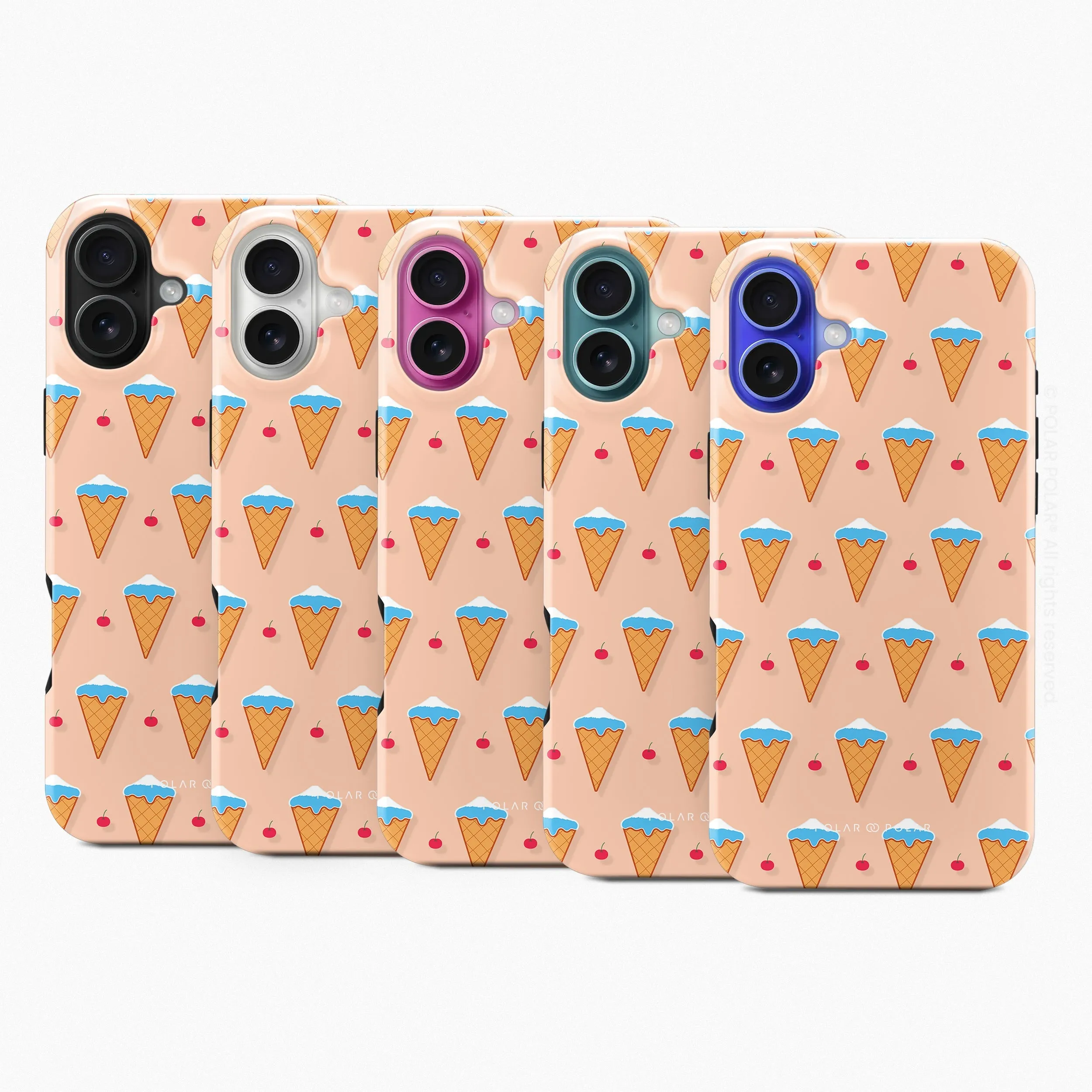 Fujisan Peach Ice Cream - iPhone 16 Plus Case