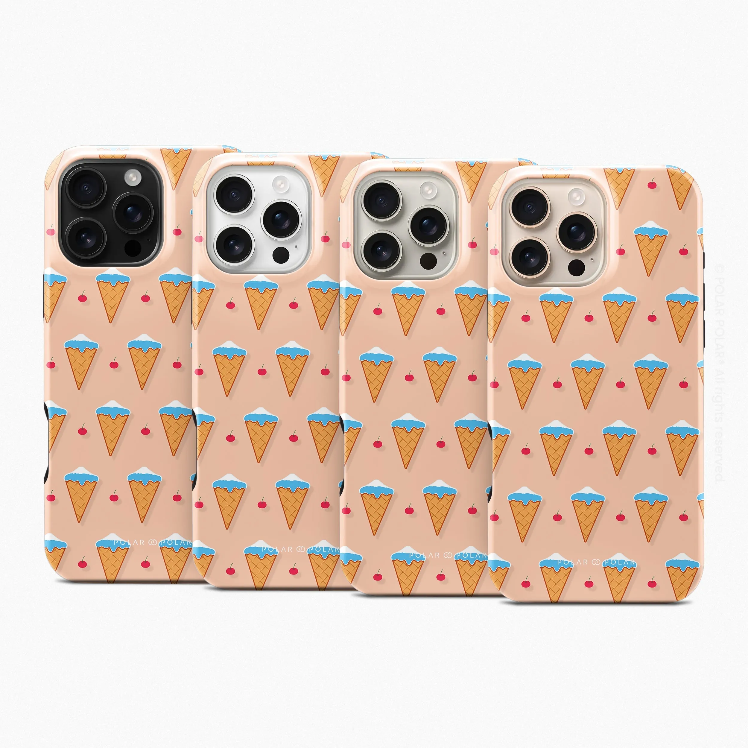 Fujisan Peach Ice Cream - iPhone 16 Pro Max Case