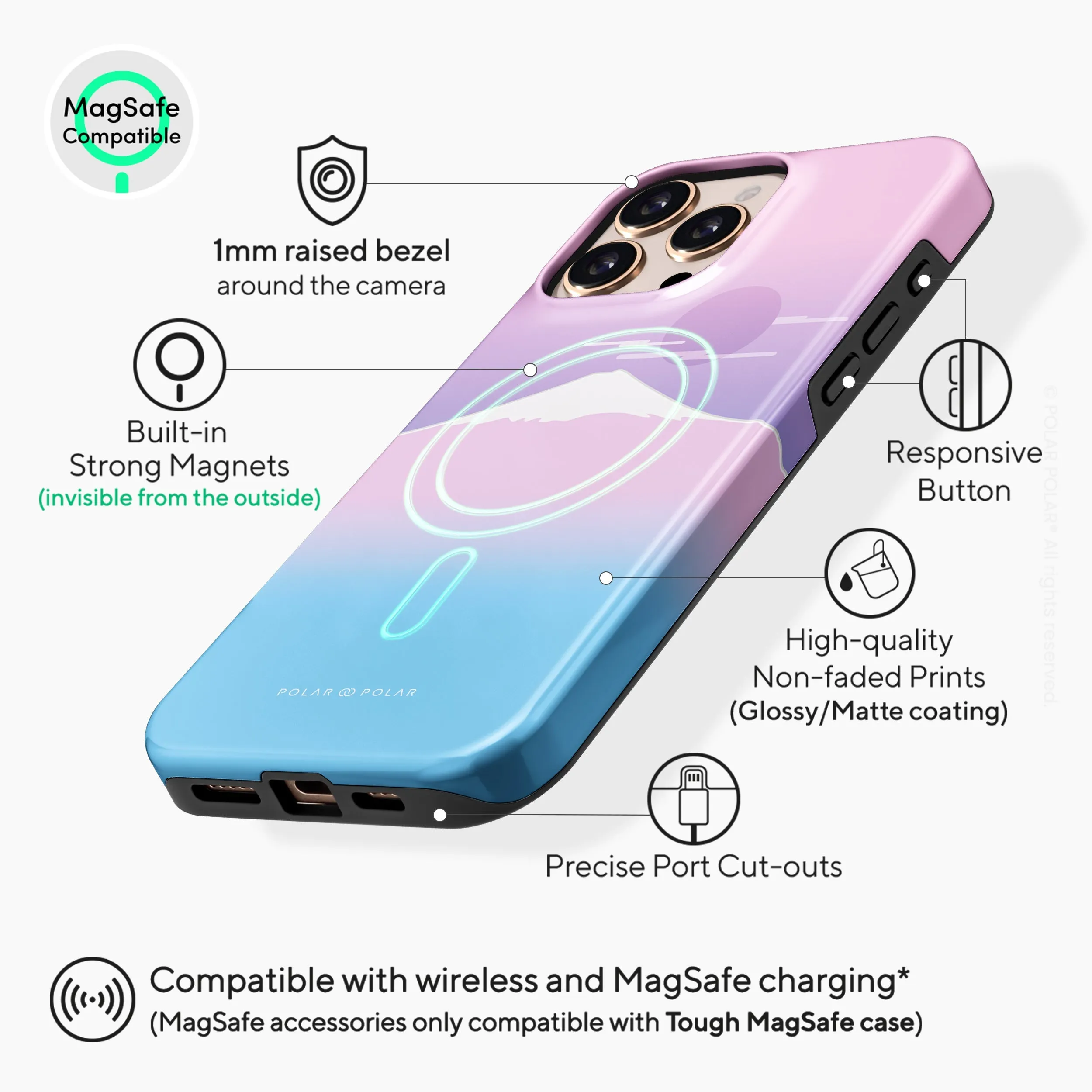 Fujisan Romance - iPhone 16 Pro Case
