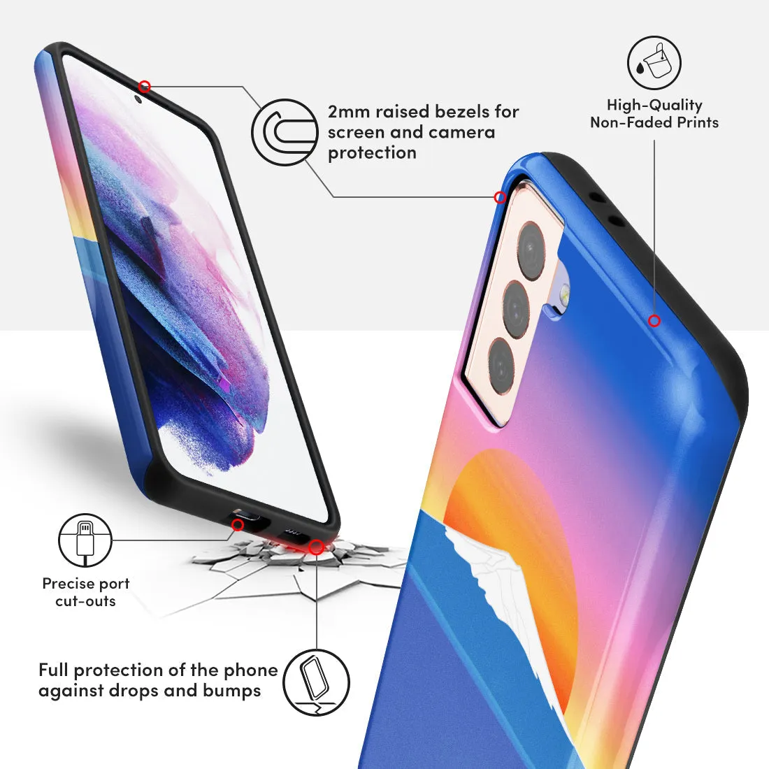 Fujisan Sunset Custom - Samsung Galaxy S21 Plus 5G Case