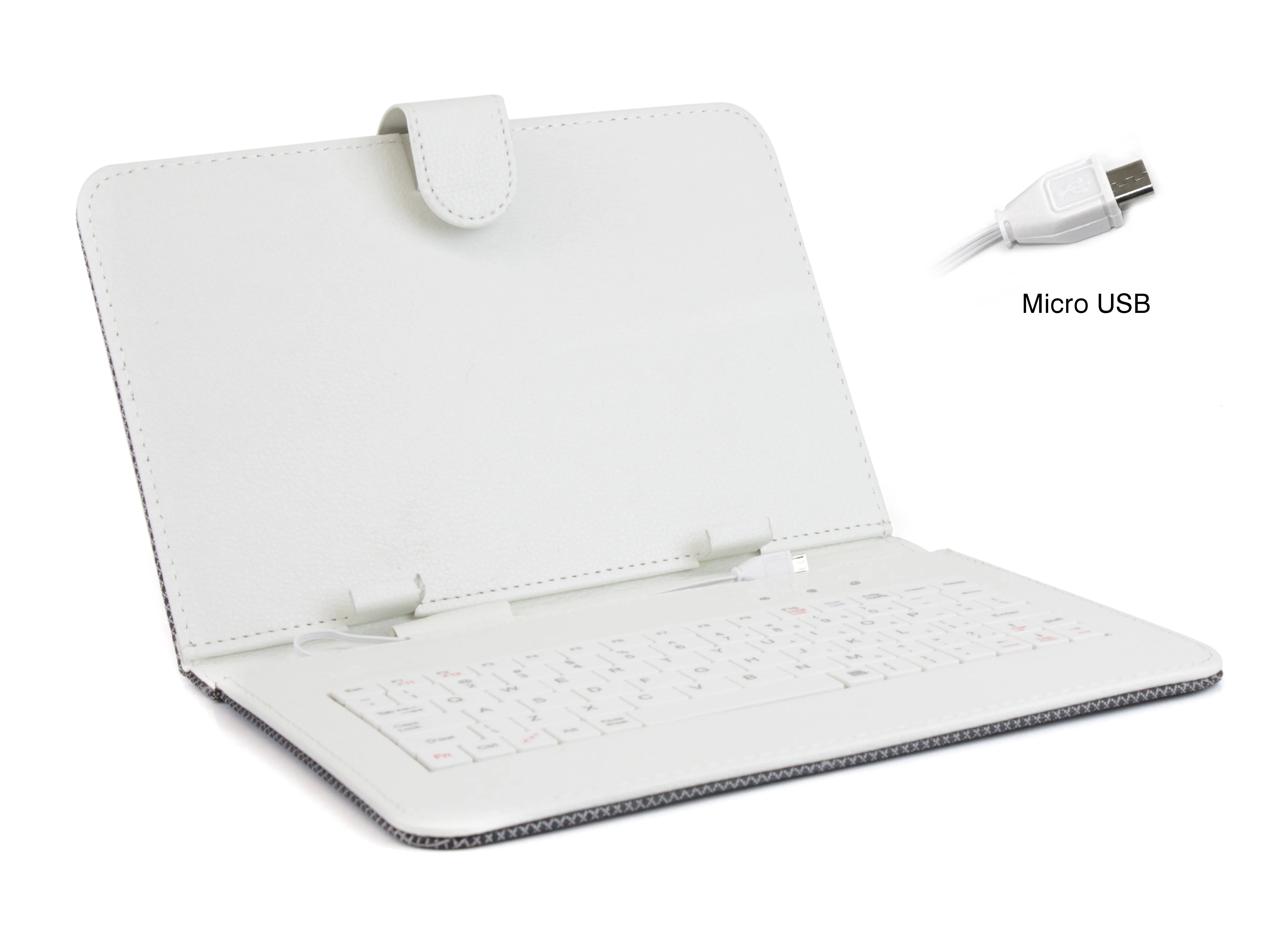 Funda Teclado Para Tablet Boxchip 9 Negro Liso