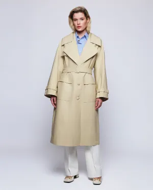 Gabardina beige