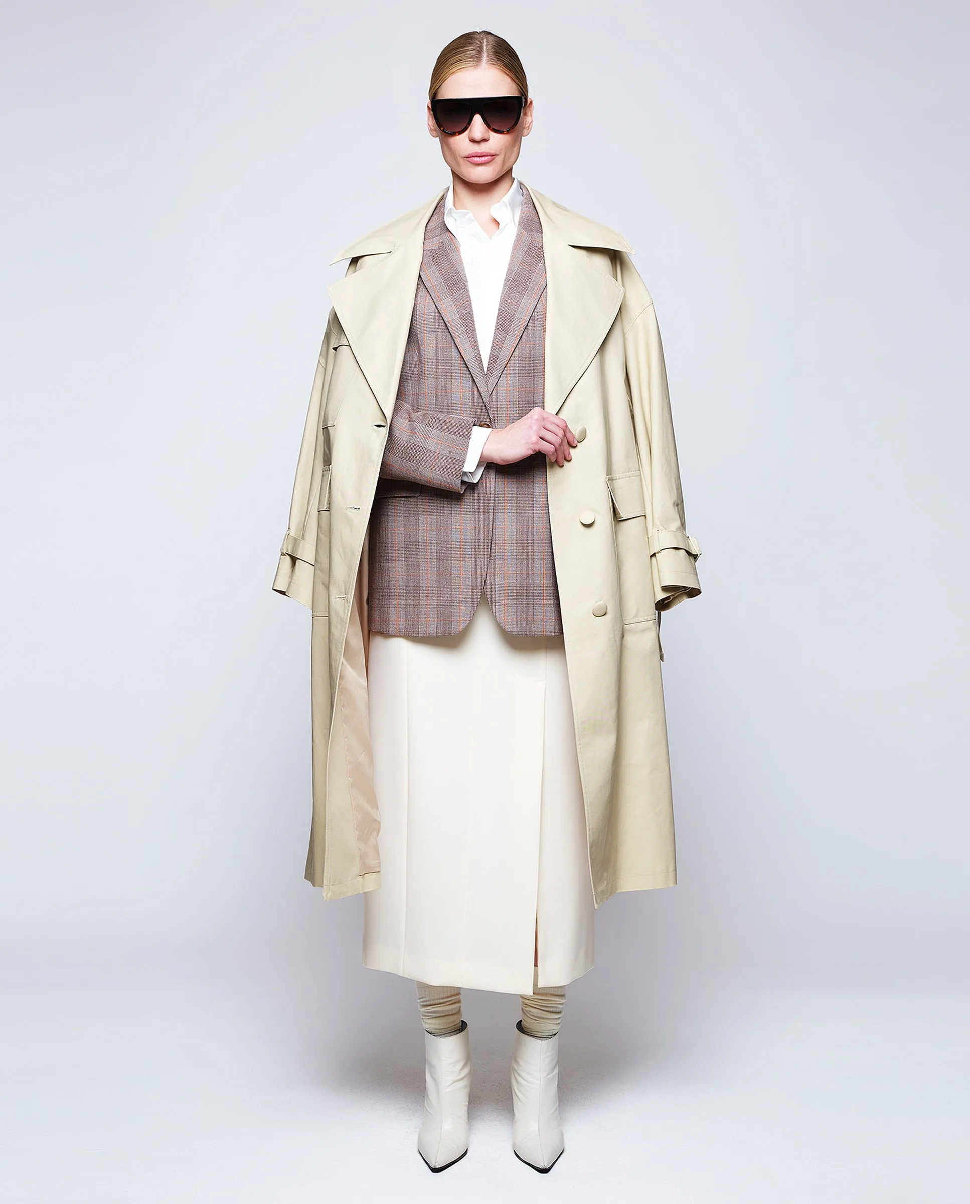 Gabardina beige