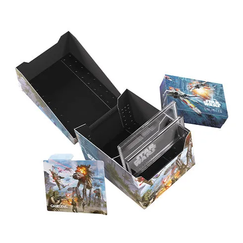 Gamegenic Star Wars Unlimited Twin Sun Soft Crate Deck Box - Battle of Scarif