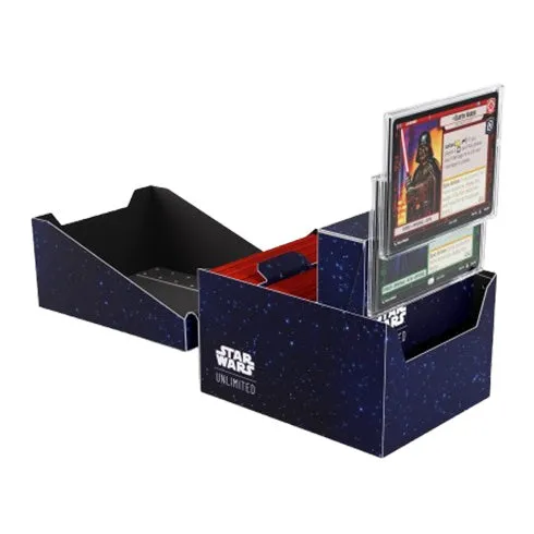 Gamegenic Star Wars Unlimited Twin Sun Soft Crate Deck Box - Card Back Blue