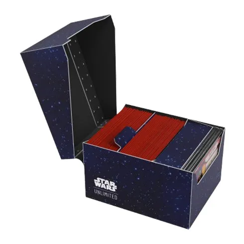 Gamegenic Star Wars Unlimited Twin Sun Soft Crate Deck Box - Card Back Blue