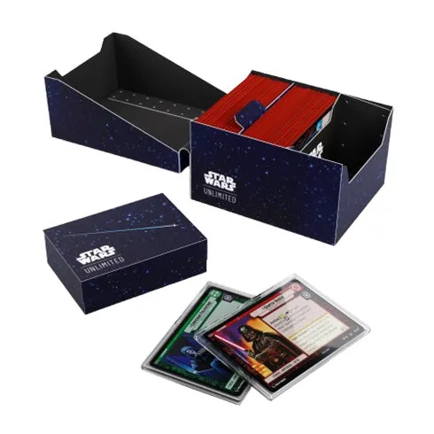 Gamegenic Star Wars Unlimited Twin Sun Soft Crate Deck Box - Card Back Blue