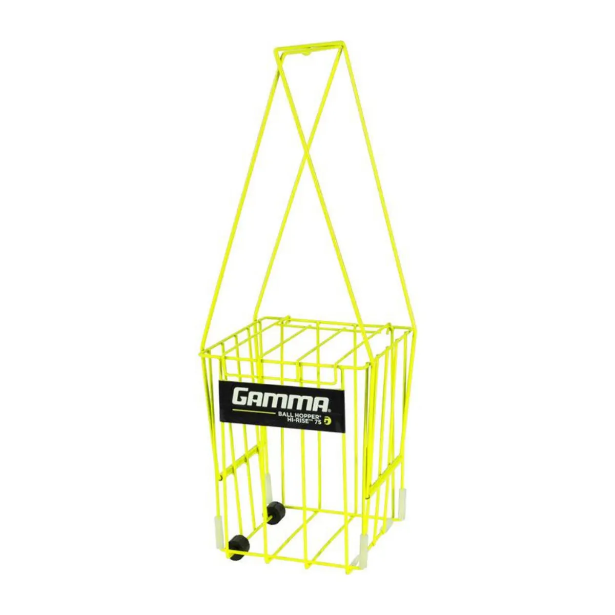 Gamma Ball Hopper Hi-Rise 75 with Wheels (Yellow)