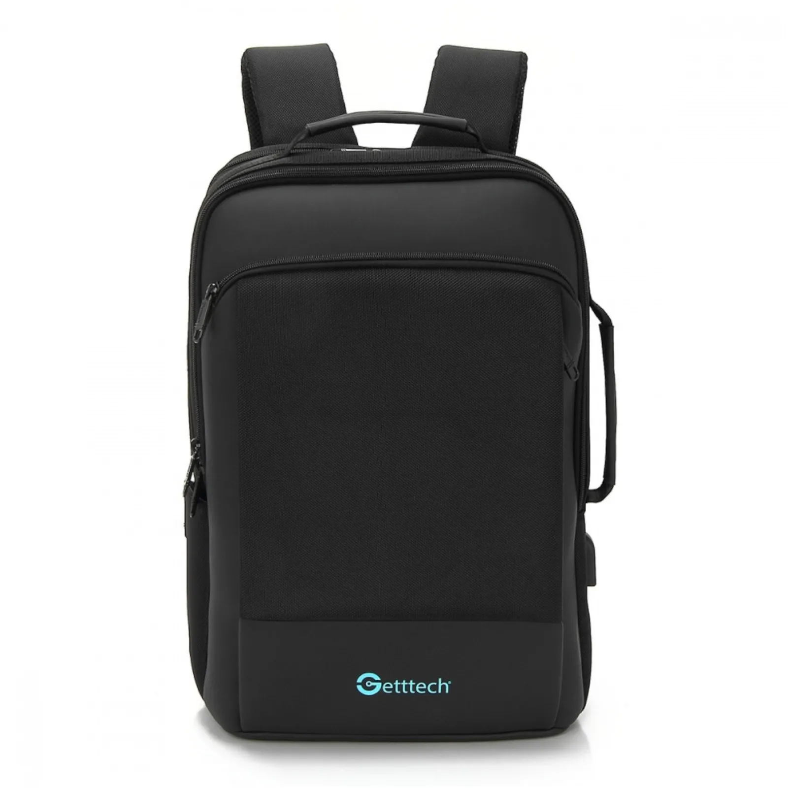 Getttech Gmb-22004 Mochila 15.6 plg Bold Resistente Al Agua, Cable Usb, N