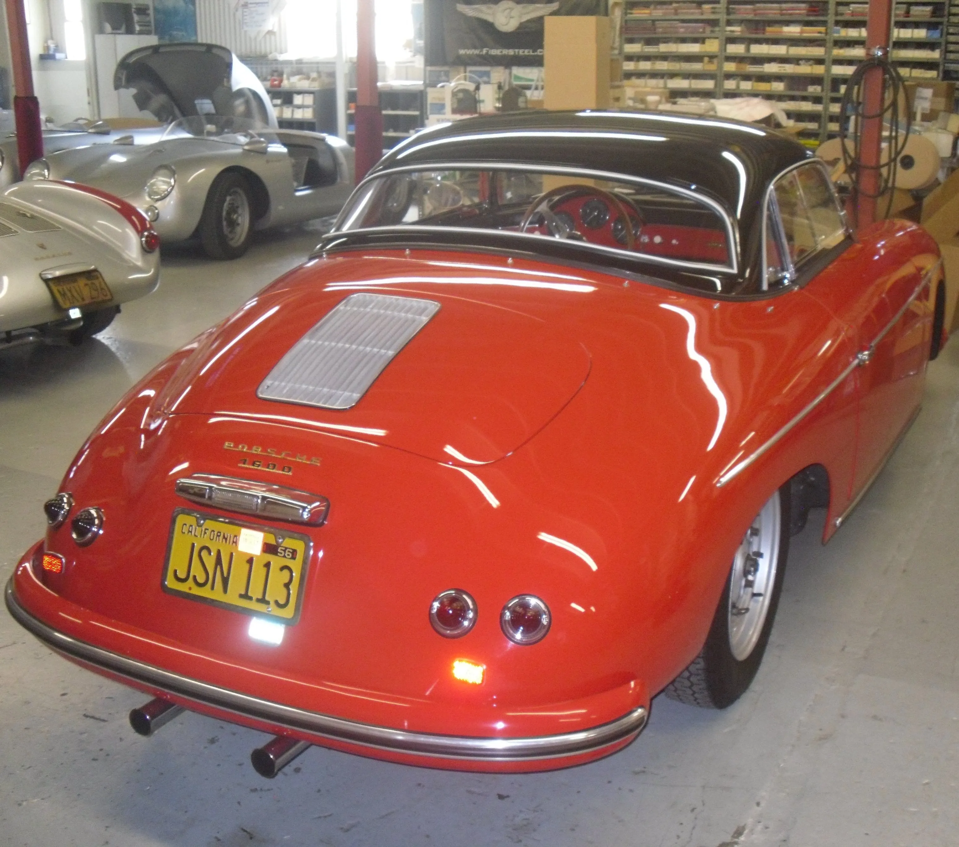 GP1 - Glasspar Primered 356 Speedster Hardtop Assembly