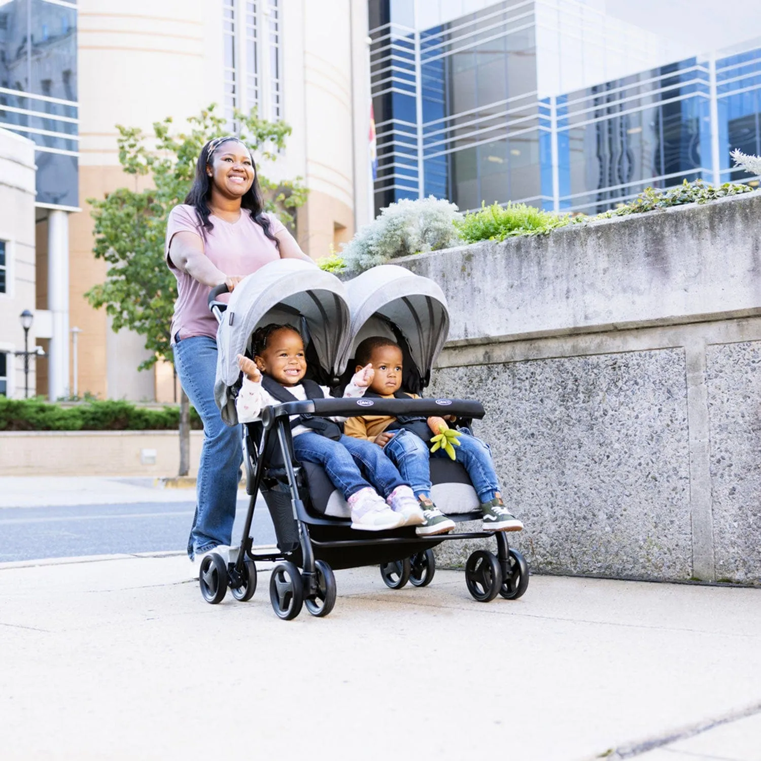 Graco Duo Rider Stroller - Steeple Grey