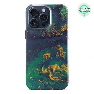 Green Night Quicksand - iPhone 15 Pro Max Case