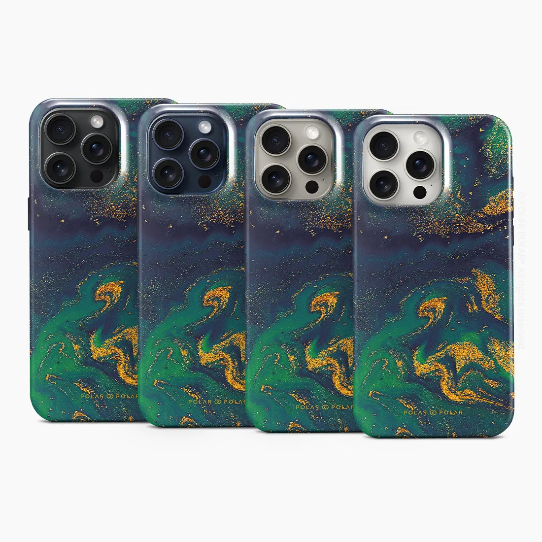 Green Night Quicksand - iPhone 15 Pro Max Case