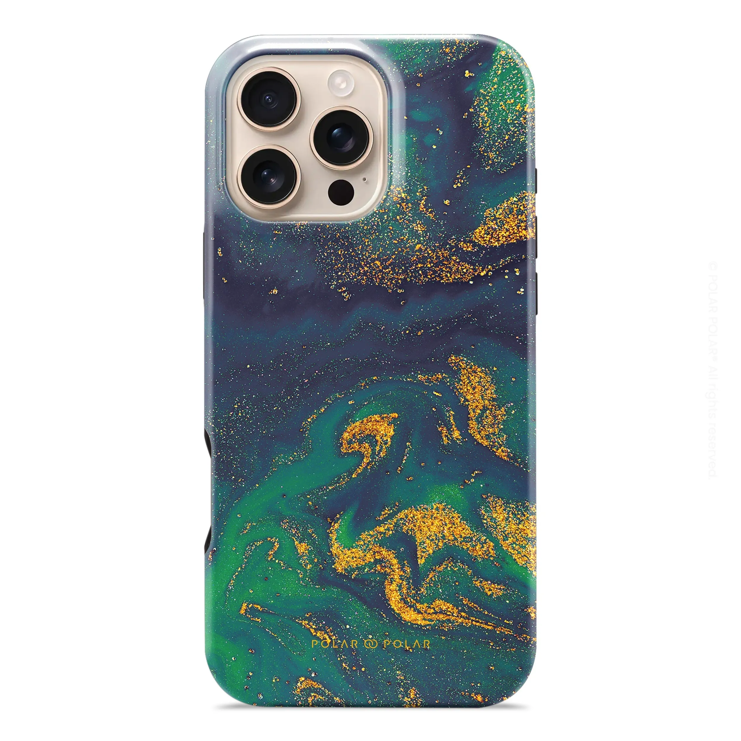 Green Night Quicksand - iPhone 16 Pro Max Case