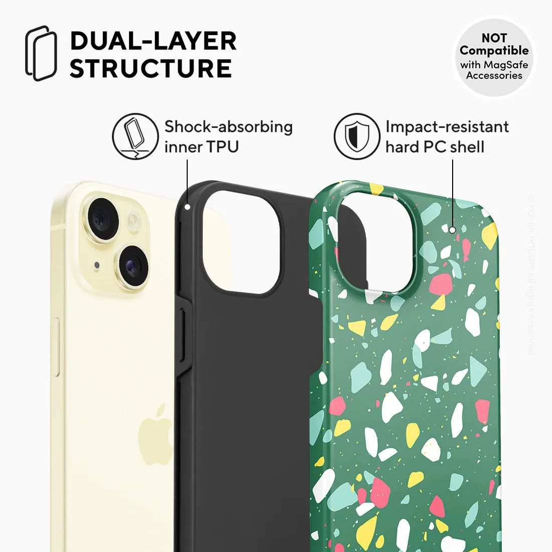 Greenfield Terrazzo Custom - iPhone 15 Plus Case