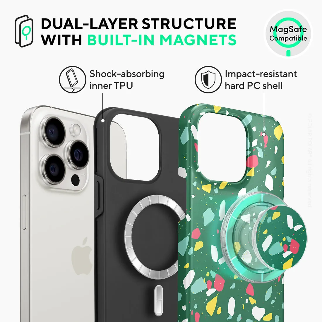 Greenfield Terrazzo Custom - iPhone 15 Pro Max Case
