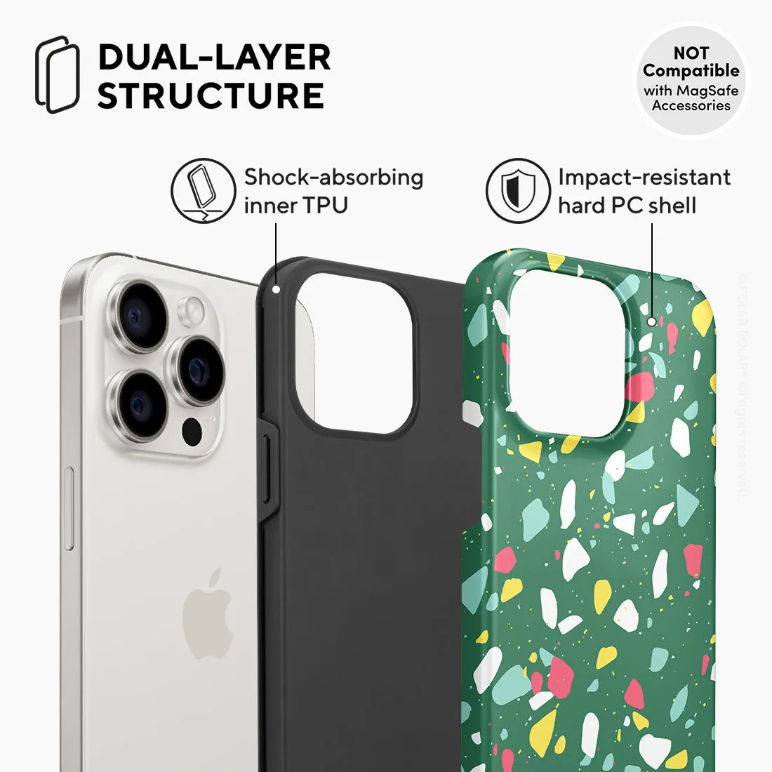 Greenfield Terrazzo Custom - iPhone 15 Pro Max Case